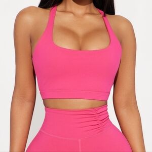Fashion Nova | Slow Stretch Super Soft Sports Bra - Fuchsia